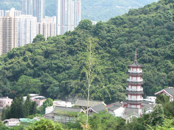 This pagoda appears on the HK$100 banknote